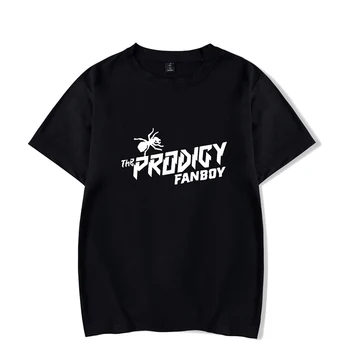 Nauja Vasaros Mados Vyrai Moterys T Shirts PRODIGY Spausdinti Atsitiktinis Hip-Hop Tee Marškinėliai trumpomis Rankovėmis Apvalios Kaklo Unisex marškinėliai Drabužių Viršūnės