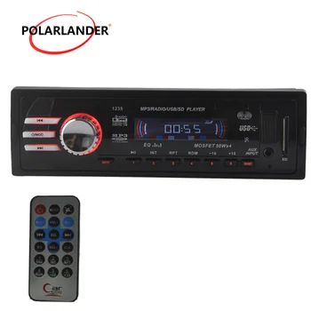 Naujas 12V Automobilio Radijo Grotuvas Automobilio Audio Stereo MP3 Grotuvas 1 Din In-Dash FM Radijo ir AUX/SD/USB Nuotolinis Valdymas