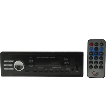 Naujas 12V Automobilio Radijo Grotuvas Automobilio Audio Stereo MP3 Grotuvas 1 Din In-Dash FM Radijo ir AUX/SD/USB Nuotolinis Valdymas