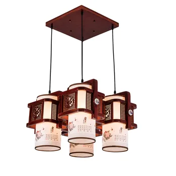 Naujas Kinų stiliaus Sieniniai šviestuvai mažas pakabukas lempa, medžio masyvo laiptų, balkonų lempos ir žibintai derliaus restoranas LU728294