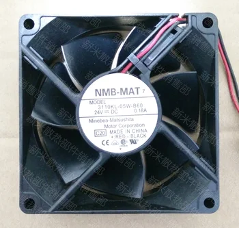 NAUJAS NMB-MAT NMB 8025 3110KL-05W-B60 24V 0.18 A-Centrinis aušinimo ventiliatorius