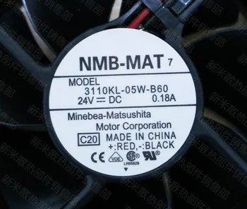 NAUJAS NMB-MAT NMB 8025 3110KL-05W-B60 24V 0.18 A-Centrinis aušinimo ventiliatorius