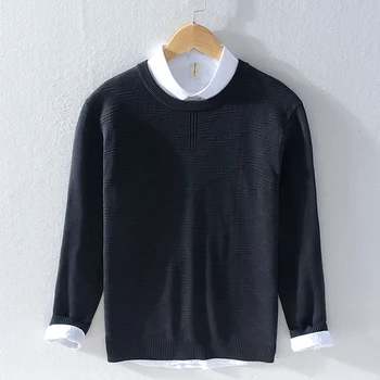 Naujas prekės ženklas Italijos mados džemperis vyrams, atsitiktinis rudens ir žiemos megztiniai vyrams madinga patogus maglione sweater mens chandail