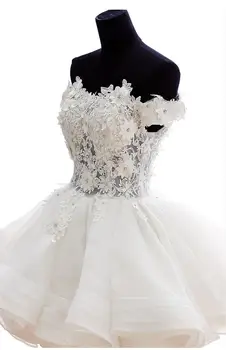 Naujas Puikus Trumpas Homecoming Suknelės Brangioji Gėlės Organza Baigimo Dresse Šalies Prom Oficialų Suknelė