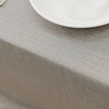 Naujas Stilius PVC Staltiesė vientisos Spalvos Sielovados Stiliaus Nėrinių staltiesė atspari Vandeniui OilProof staltiesė Padas Vakarienė įrengimas