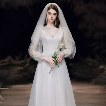 Naujas Stilius Šviesos Vestuvių Suknelė свадебное платье Chalatas De Soirée De Mariage Vestido De Noiva suknia ślubna