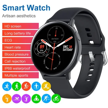 Naujos kartos EKG+PPG Širdies ritmo Monitorius Vandeniui IP68 Oro Smart Žiūrėti Profesionalus Sportas Smart Watch Vyrų 1,4 Colio