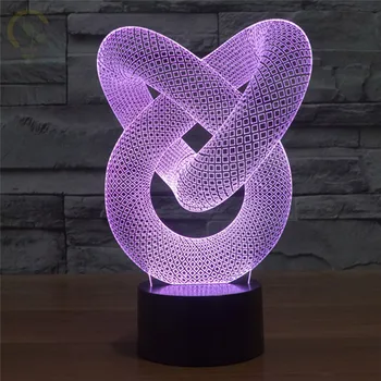Naujovė USB Touch 3D LED Šviesos 3D Naktį Žibintai Graži Dekoracija Kambarį Viešbutyje Namas Dovanos Lampen