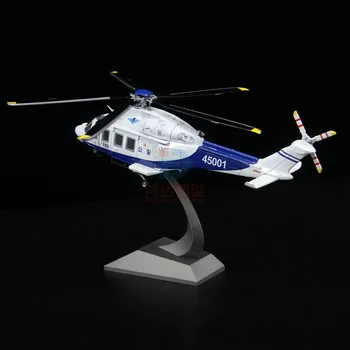 Ne didesnis kaip 36 cm 1/32 Masto Oro Pajėgų Policijos AgustaWestland AW139 Sraigtasparnis Millitary Orlaivių Lėktuvo Modelis Žaislai Rinkti Ekranas Rodo