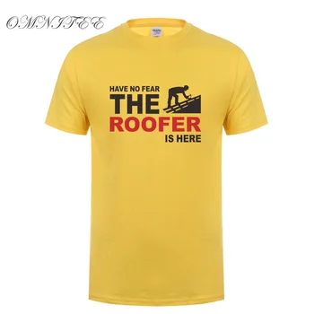 Nebijok Stogdengys Yra Čia, Marškinėliai Vyrams Mados Trumpas Rankovės Medvilnės Stogdengys T Shirts Mans Camisetas T-shirt OT-998