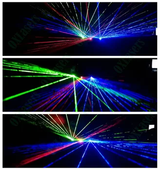 Nemokamas pristatymas Kalėdų RGB Lazerių Stiklai šalies ir pub DJ šou scenoje šviesos 1 raudoną lazerio ir 1 mėlynos spalvos lazeris ir 1 žalias lazeris