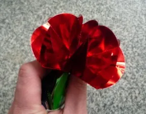 Nemokamas pristatymas Pasirodo popieriaus gėlė iš tuščių rankų gėlės su clip 10 gėlės triukui etape magija