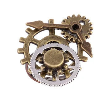 Nuostabus Dizainas, 30*25mm Paviršiaus Įvairių Pavaros Komponentai ir Laikrodžio Rodyklė Steampunk Žiedas Priedų