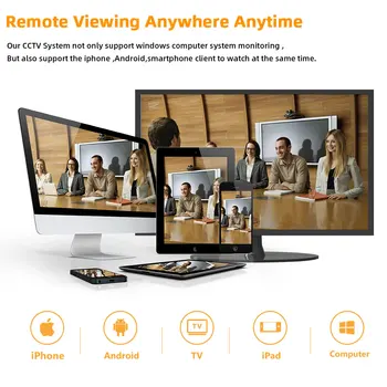Nuotolinio Valdymo 8MP Garso XMeye H. 265+ 16CH 16 Kanalo Veidų Aptikimo Onvif 4K CCTV DVR NVR Priežiūros Vaizdo įrašymo 4TB
