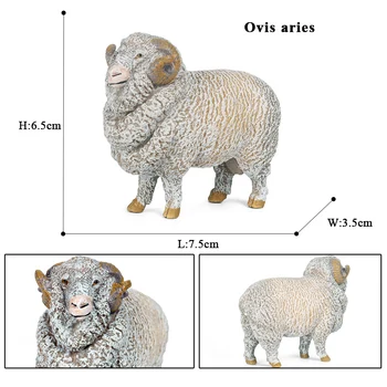 Oenux Klasikinis Ūkio Gyvūnų Modeliavimas Alpaka, Ėriena, Avių Ožkų Modelis Veiksmų Skaičius, Naminių Paukščių Miniatiūrinės Figūrėlės Mielas Žaislas Vaikas