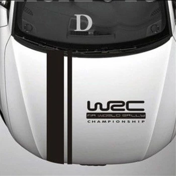 OLOMM Naujas Cool Automobilių Lipdukas Atspindintis Automobilis Auto Galvą Apdailos Vinilo Decal WRC Juostele Automobilių Lipdukai Priedai