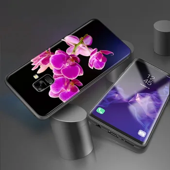 Orchidėja, Gėlių Spalvinga Samsung Galaxy A9 A8S A8 A7 A6, A6S A5 A3 A750 Plius 2018 M. 2016 m. 2017 Star 