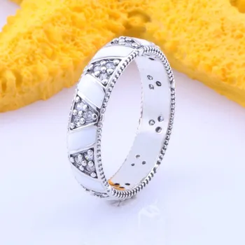 Originalus 925 Sterlingas Sidabro Visos Žiedas, Karūna Egzotinių Stiliaus Su Crystal Cz Žiedas Moterims Vestuves Dovanų Bižuterijos