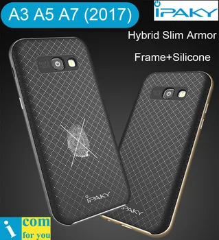 Originalus iPaky Hibridinių Padengti Case For Samsung Galaxy A3 A5 A7 2017 Slim Šarvai Raštas Korpuso Rėmelis + Silikono A520F A720F A320F