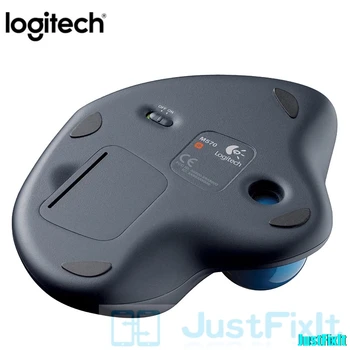 Originalus Logitech M570 2.4 Ghz Wireless Trackball Pele Ergonomiškas Vertikalus Profesionalų Win10/8/7 Piešimo Lazerines Peles
