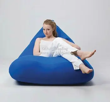 Padengti tik Ne Užpildas - Elegantiškas Kobalto mėlyną maišą pupelių kėdė, suaugusiems, lauko pupų sofa seat baldai