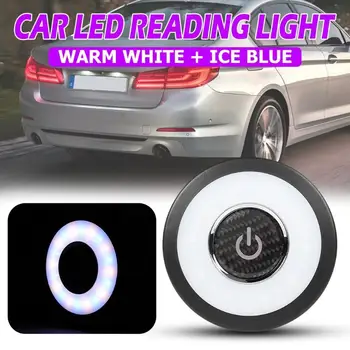 Palieskite Jutiklio LED Automobilio Salono Skaityti Dome Kamieno Šviesos USB Įkrovimo Lemputė, Įrengta Lempa Magnetizer