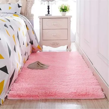 Paprasta šiuolaikinės šilko, vilnos kiliminė danga sustorėjimas kambarį pagalvėlių, žurnalinis staliukas, miegamojo kilimėlis lovos antklodė sofos, kilimas jogos kilimėlio
