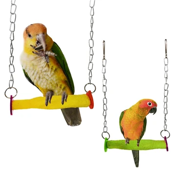 Papūgos Žaislai Paukščių Sūpynės Naudotis Laipiojimo Kabinti Sūpynės Pet Papūga Macaw Hamakas Paukščių Žaislai