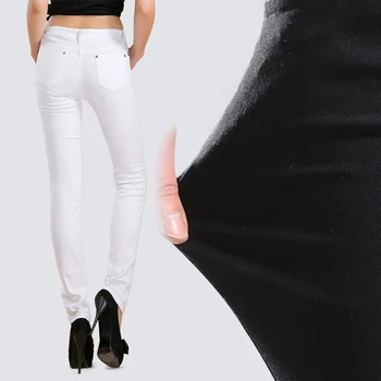 Pavasarį Moterų atsitiktinis Saldainių, Pieštukų kelnes 2019 naujas mados silm elastinės medvilnės kelnės moterims Kieto 20 spalva plius dydis 4xl kelnės