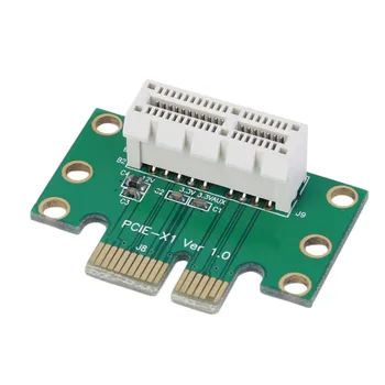 PCI-E PCI-e 1X Adapteris Riser Card 90 Laipsnio 1U Serverio Važiuoklės