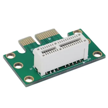 PCI-E PCI-e 1X Adapteris Riser Card 90 Laipsnio 1U Serverio Važiuoklės
