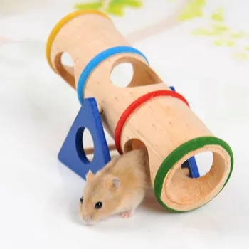 Pet Smulkių Gyvūnų žaidimų Aikštelė - Medinės Slenksčius Žaislas, skirtas Nedidelių Gyvūnų Nykštukė Žiurkėno ir Pelės