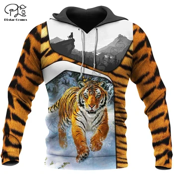 PLstar Kosmosas 3DPrint Patinka Tigras Gyvūnų Žvėris Harajuku Streetwear Unisex Juokinga Zip Hoodies/Palaidinukė/Striukė, Aukštos Kokybės-a13