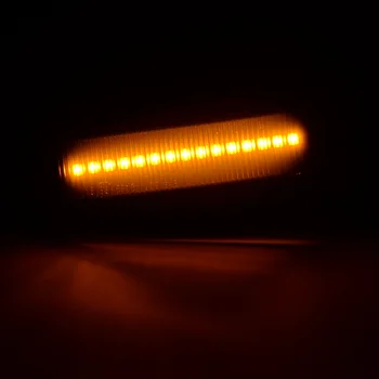 Pora 12V Automobilio Dinaminis LED Šoniniai Gabaritiniai Kartotuvas Indikatorius Posūkio Signalo Lemputė Lemputė Tinka Hyundai i10 Getz Kia Sedona