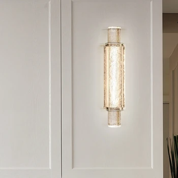 Post-modernios šviesos prabangūs krištolo gyvenimo kambario sienos šviesiai dizaineris parodų salė hotel sienos lempos