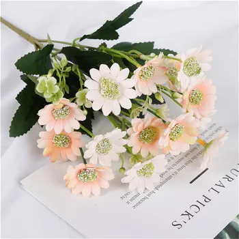 Prabanga Didelė Puokštė Plastiko, Dirbtinės Gėlės Flores, Vestuvių Dekoravimas Mariage Babyshower Balta Netikrą Gėlių