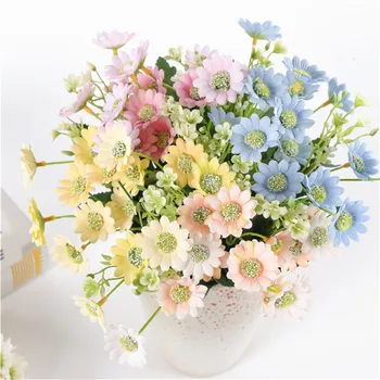Prabanga Didelė Puokštė Plastiko, Dirbtinės Gėlės Flores, Vestuvių Dekoravimas Mariage Babyshower Balta Netikrą Gėlių