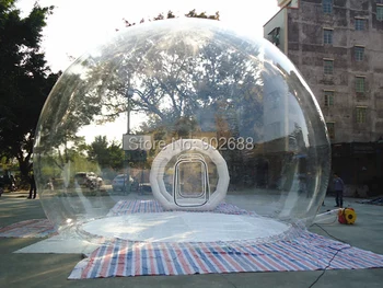 Prabanga pripučiamas burbulas palapinių miestelyje, lauko 4 sezono palapinė gamyklos kaina ir nemokamas pristatymas