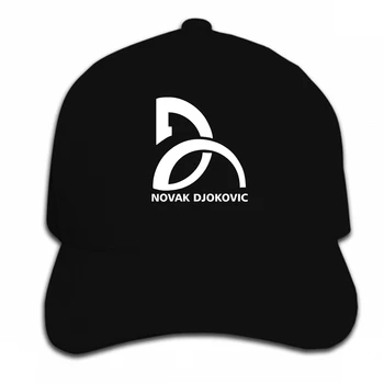 Print Custom Beisbolo kepuraitę Novak Djokovic Logotipas Vasaros Atvėsti Klasikinė Kepurę su Snapeliu bžūp