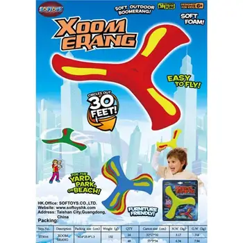Profesional Boomerang Vaikų Žaislas Įspūdį Išskleidimo Lauko Produktai Juokingas Interaktyvus Šeimos Mesti Sugauti Žaislas Sportas
