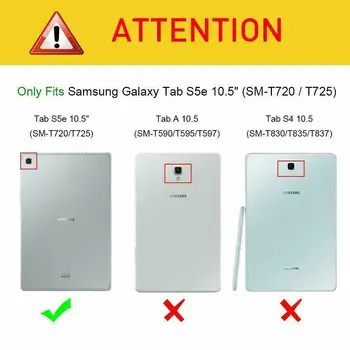 PU Odinis dėklas, skirtas Samsung Galaxy Tab S5E 10.5 SM-T720 SM-T725 Planšetinio kompiuterio Dangtelis 2019 Išleidimo Tab S5E 10.5 colio su rašikliu+filmas
