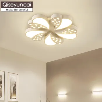 Qiseyuncai Modernus restoranas paprasta kūrybos led lubų šviestuvas romantiška, šilta atmosfera kambarį tyrimas miegamojo apšvietimas