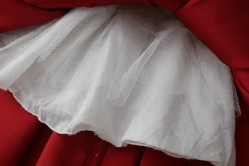 Raudona Kalėdų kūdikių mergaičių suknelė didelis bowknot dizaino backless suknelė vaikų šalis vestuvių vestido bamblys, vaikams, drabužiai, 2-7Yrs