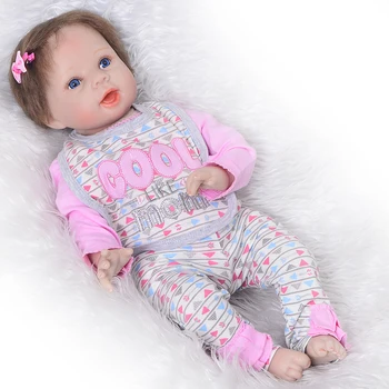 Reborn lėles mergaitėms 22inch 55cm silikono reborn baby lėlės bebe originalus atgimsta menina bonecas žaisti namas, žaislų, dovanų