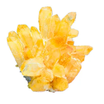 Retas gamtos gražios geltonos kvarco kristalo kolekcijos egzemplioriai natūralus kvarco kristalų ir mineralų grupes