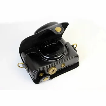 Retro Vintage PU Odos Camera Case Bag For canon PowerShot SX700 SX710HS SX700HS SX710 Nešiojamų dangtis