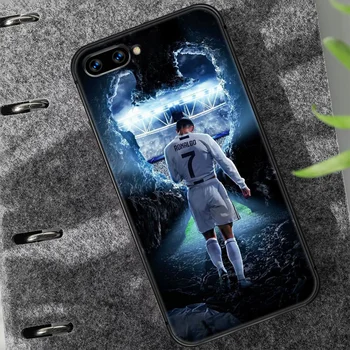 Ronaldo Futbolo žvaigždė SP7 7 Telefonas Padengti Korpuso HUAWEI honor 7a 8 8s 8a 8x 9x 9 10 20 i Pro Lite juoda Coque 3D Dangtis