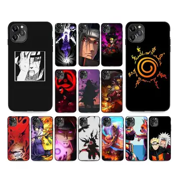 Sasuke Naruto Telefono dėklas Skirtas iPhone 7 8 Plus X XS Max XR Coque Atveju iphone 5s SE 2020 6 6s 11Pro 12 mini Pro 12 Max