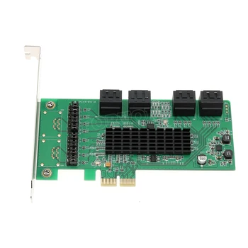 SATA3 plėtros plokštę PCI-E, SATA3.0 plėtra kortelė 8 port SATA6G Marvell lustas