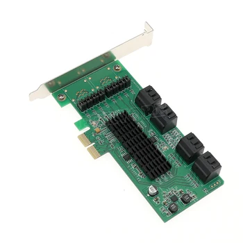 SATA3 plėtros plokštę PCI-E, SATA3.0 plėtra kortelė 8 port SATA6G Marvell lustas